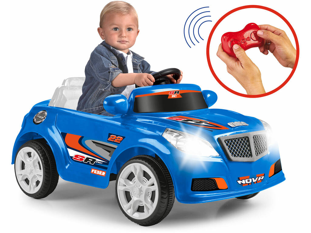 Auto decappottabile Twinkle Car Blu chiaro Auto radiocomandata a batteria da 12V