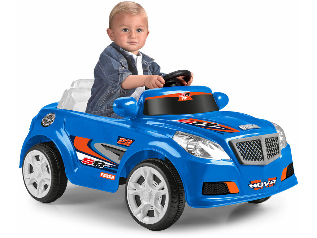 Auto decappottabile Twinkle Car Blu chiaro Auto radiocomandata a batteria da 12V