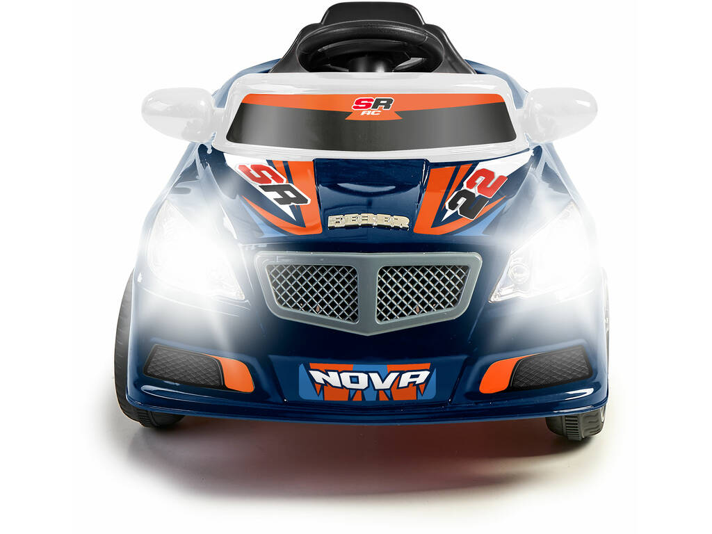 Coche Descapotable Twinkle Car Azul Oscuro Radio Control a Batería de 12V