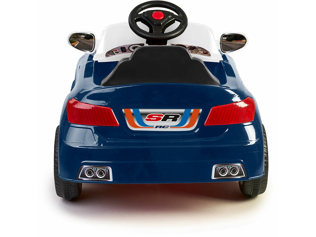 Coche Descapotable Twinkle Car Azul Oscuro Radio Control a Batería de 12V