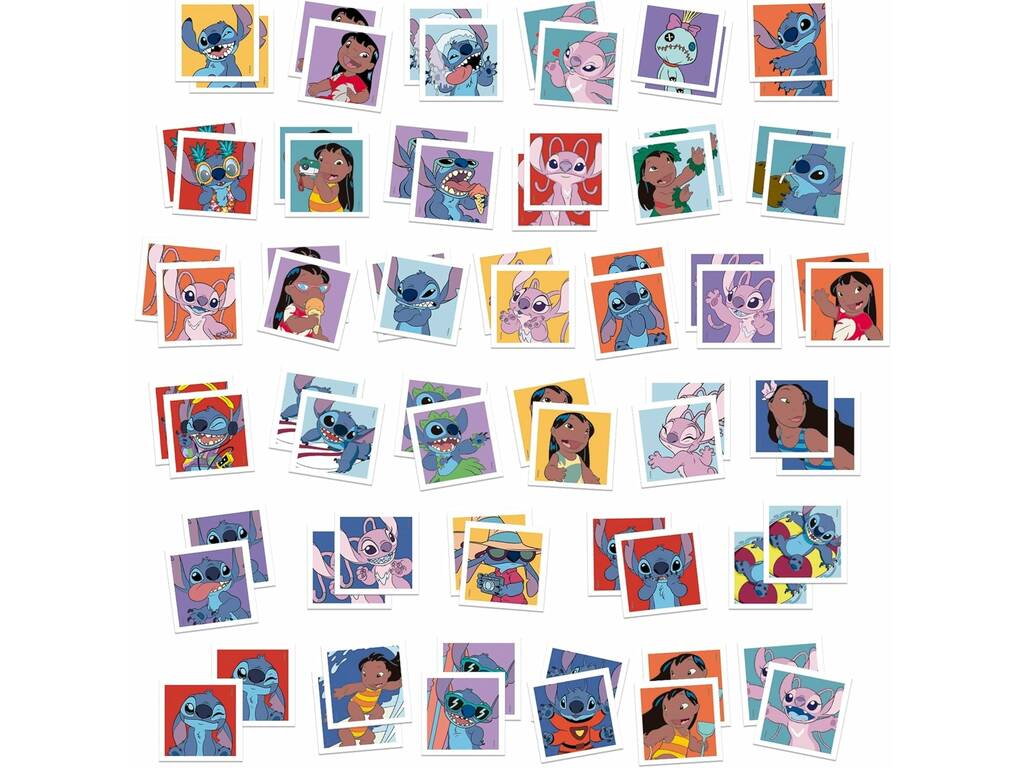 Stitch Valigetta Gioco di memoria Identic