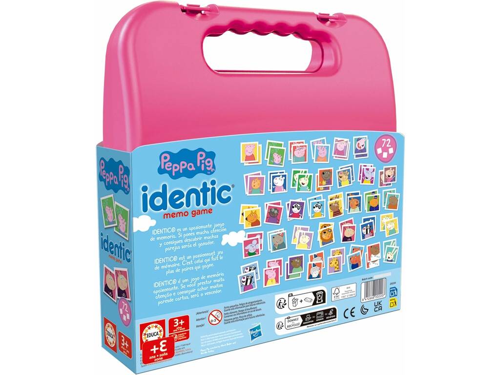 Peppa Pig Valigetta Gioco di memoria Identic