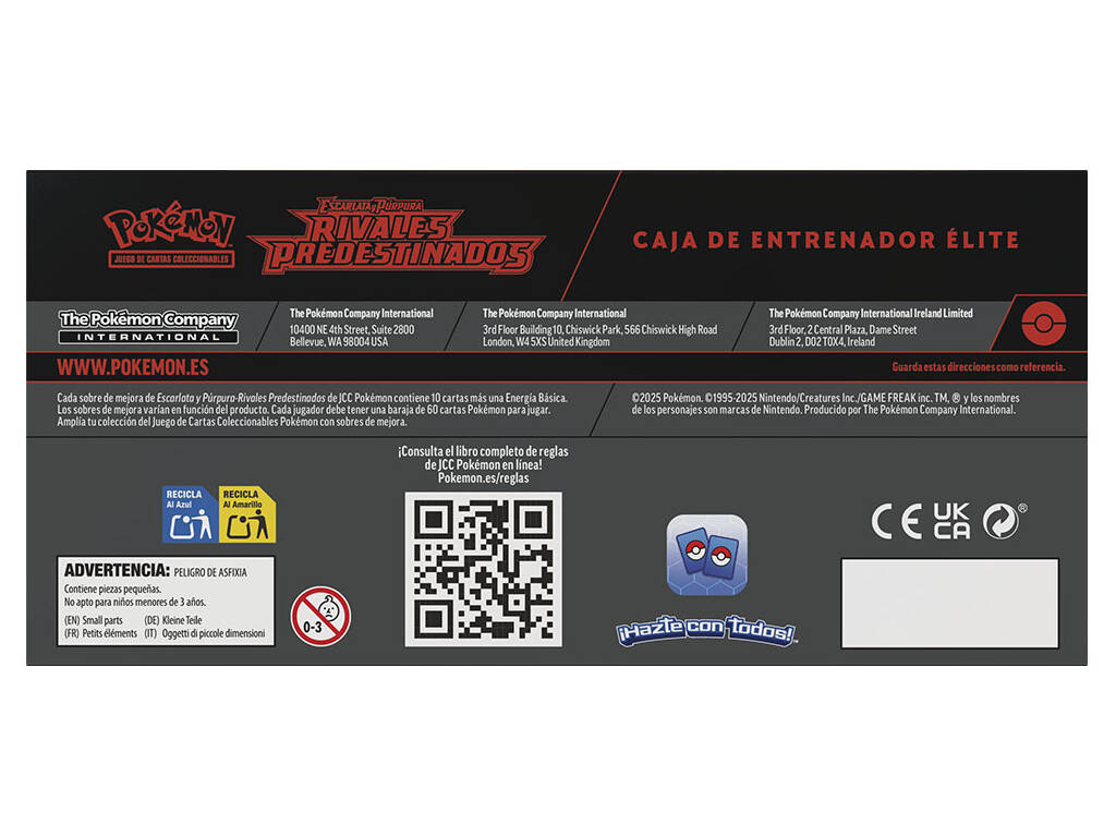 Pokémon TCG Escarlata y Púrpura Rivales Predestinados Caja de Entrenador Élite