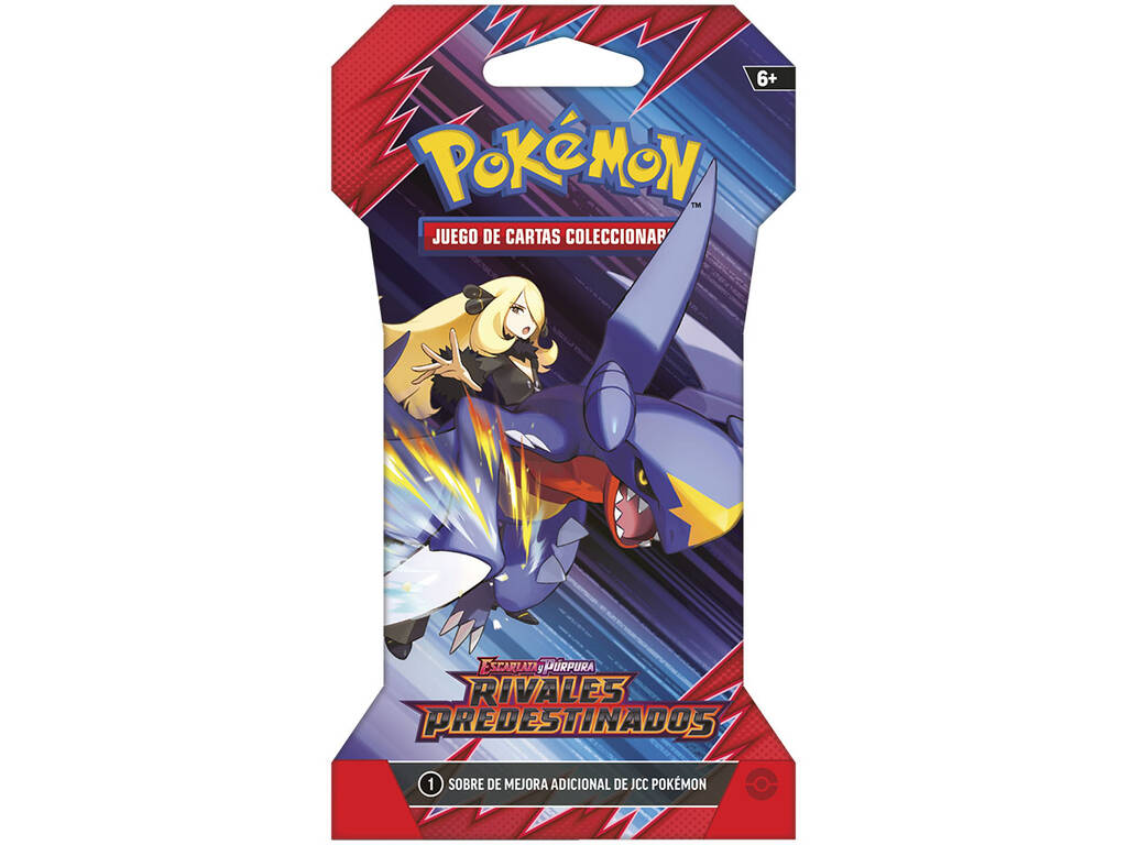 Pokémon TCG Escarlata y Púrpura Rivales Predestinados Sobre en Blister con 10 Cartas