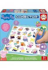 Peppa Pig Connecteur Association d'images avec stylo à bille autocorrecteur