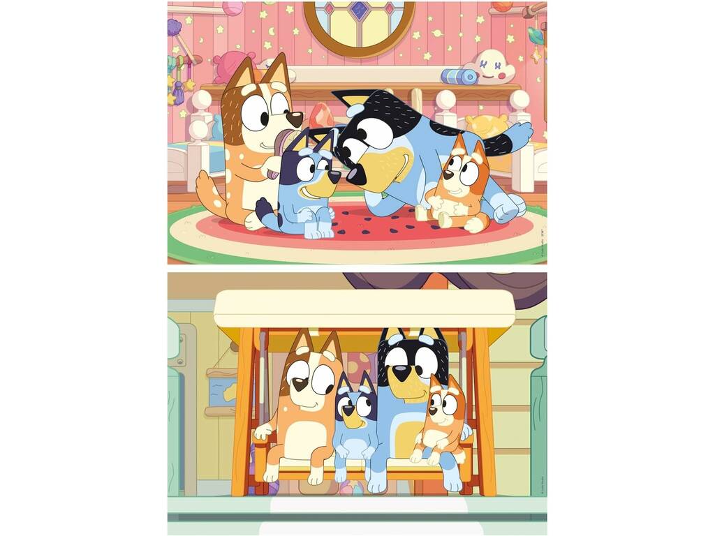 Puzzle in legno 2X16 Bluey