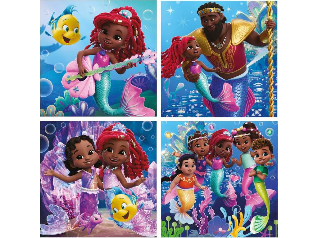 Puzzle Progresivos 12-16-20-25 Ariel