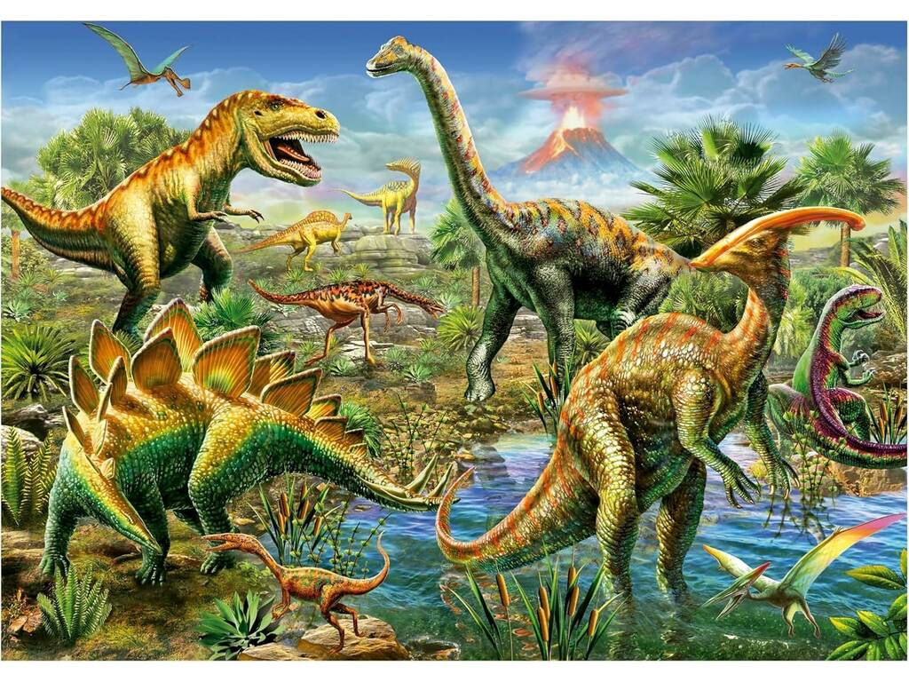 Puzzle 500 Pátio Jurássico