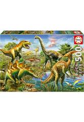 Puzzle 500 Jurassischer Innenhof