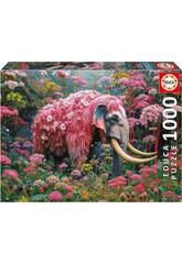 Puzzle 1000 Blumenelefant