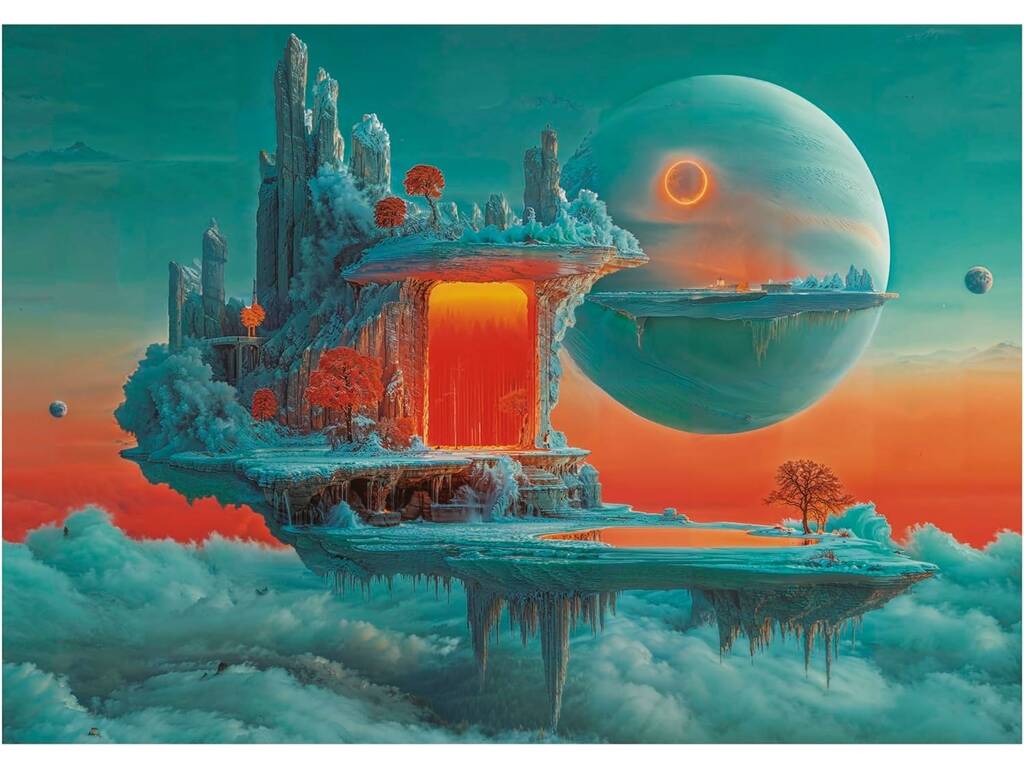 Puzzle 1000 Planeta de Fogo e Gelo