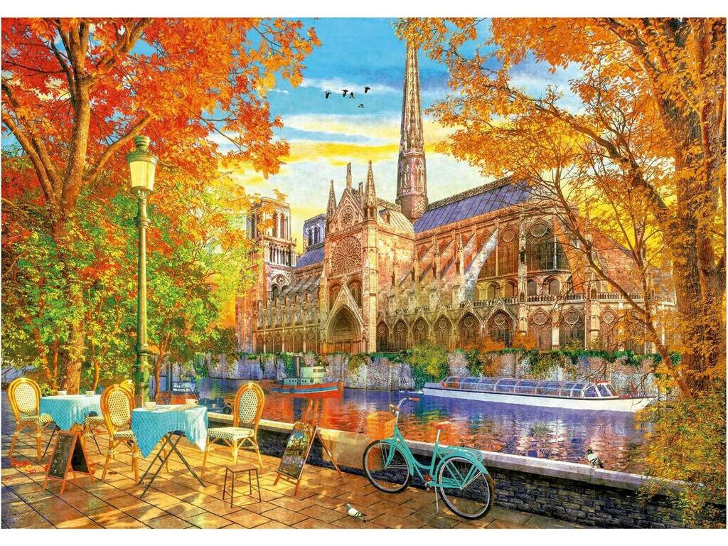 Puzzle 1000 Outono em Notre Dame