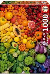 Puzzle 1000 vitamines colorées