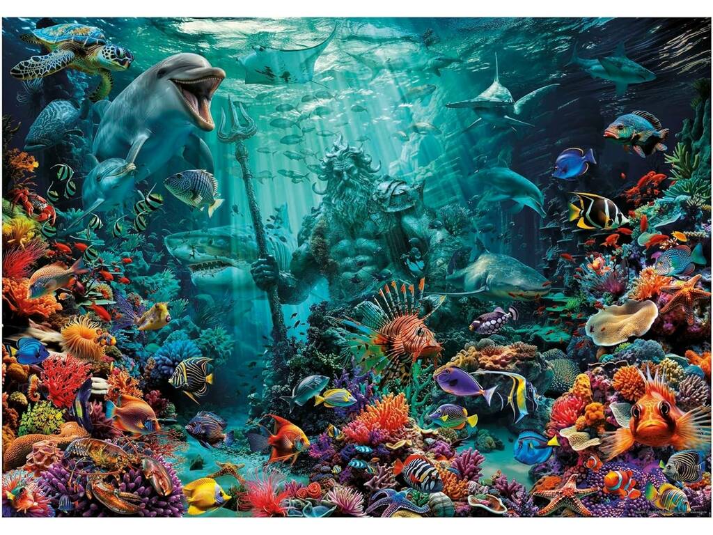 Puzzle 1000 Barriera corallina Poseidone