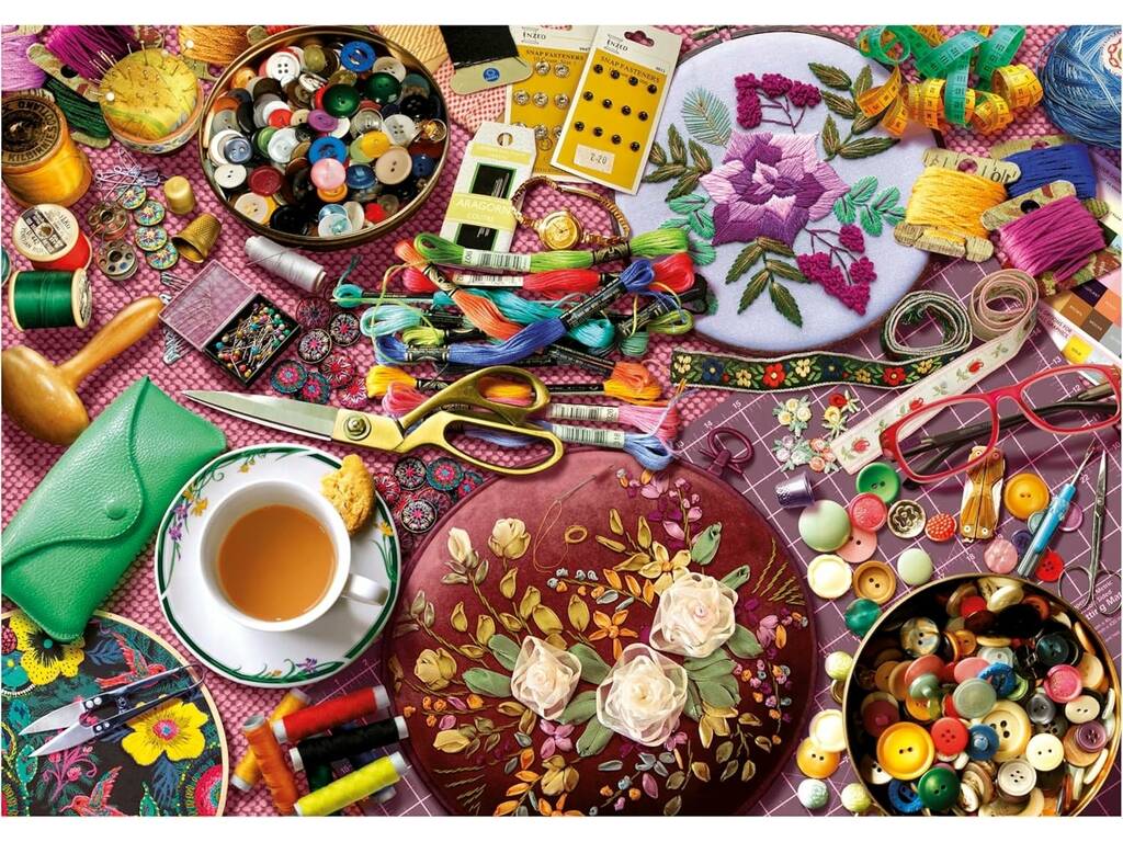 Puzzle 2000 Il tavolo da cucito