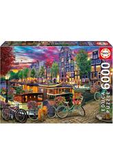 Puzzle 6000 Fahrräder in Amsterdam