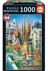 Puzzle 1000 Collage miniature Gaudí