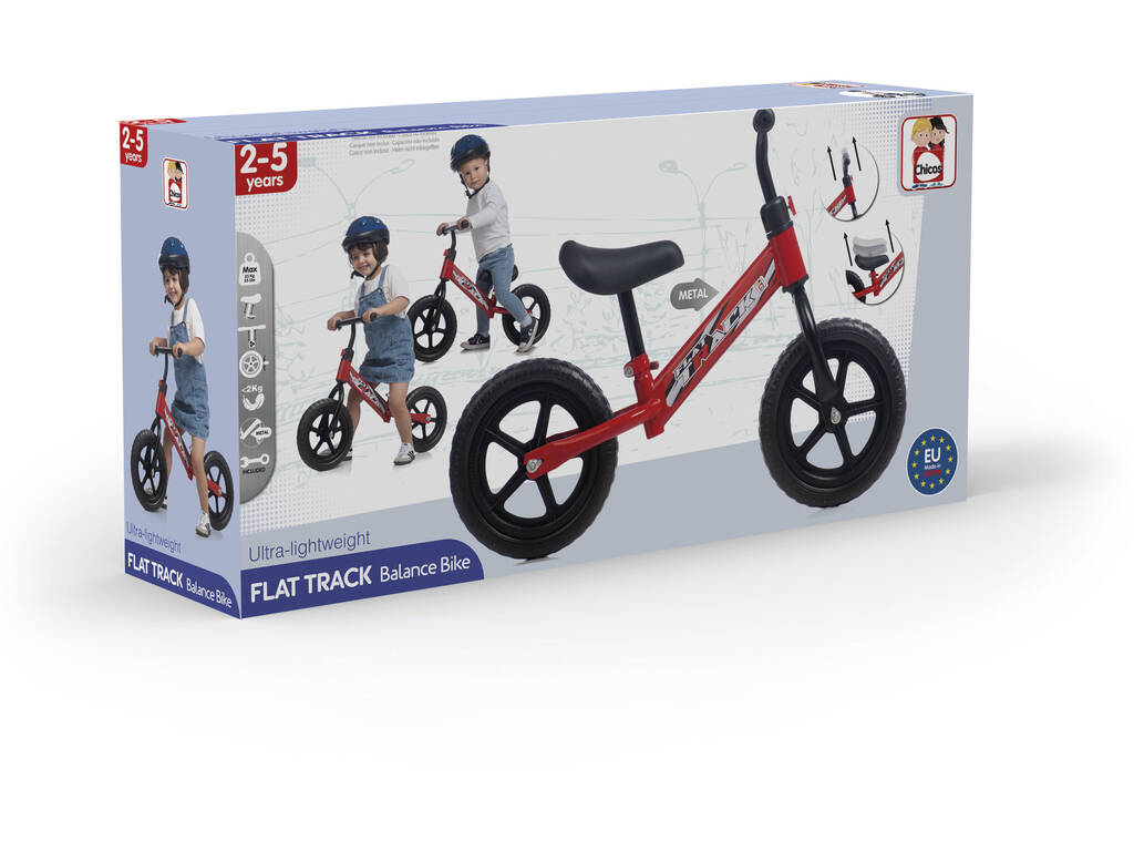 Balance Bike Flat Track Rosso