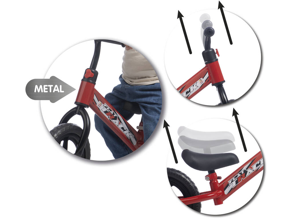 Balance Bike Flat Track Rosso