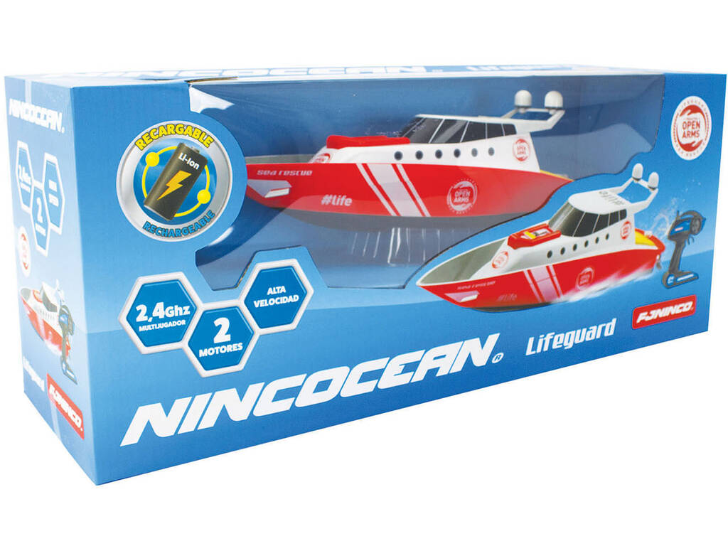 Nincocean Vehículo Radio Control Lifeguard Open Arms