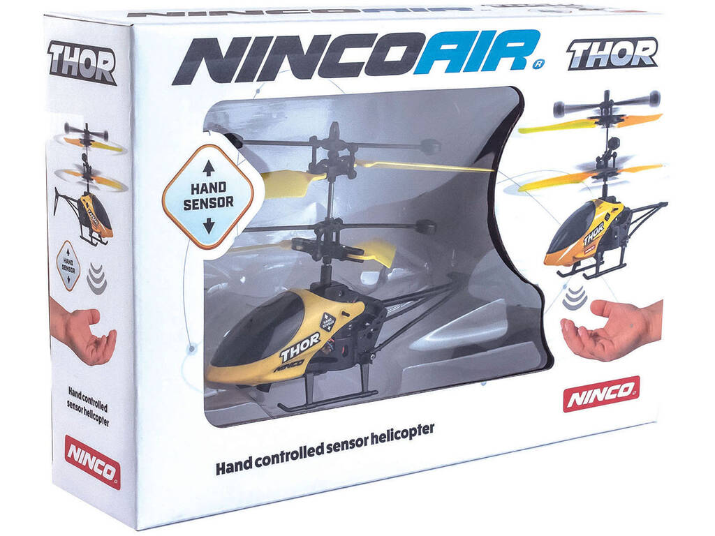 Ninco Air Helicóptero con Sensor para Control Manual Thor