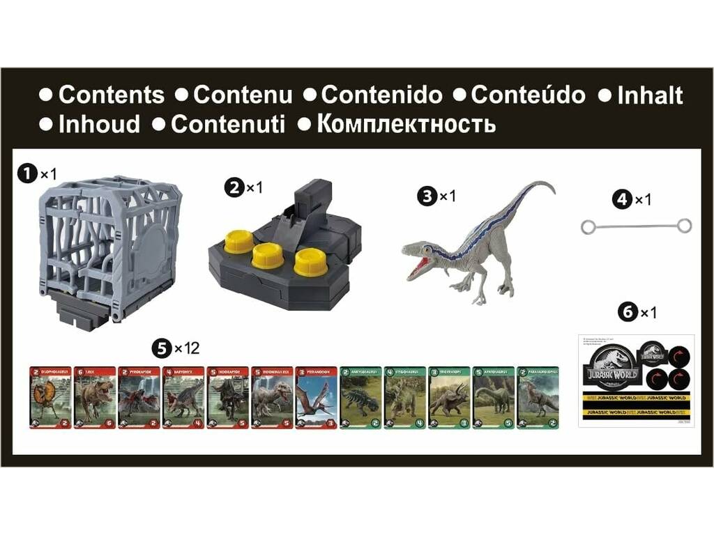 Jurassic World Gioco Cage Breaker con Velociraptor