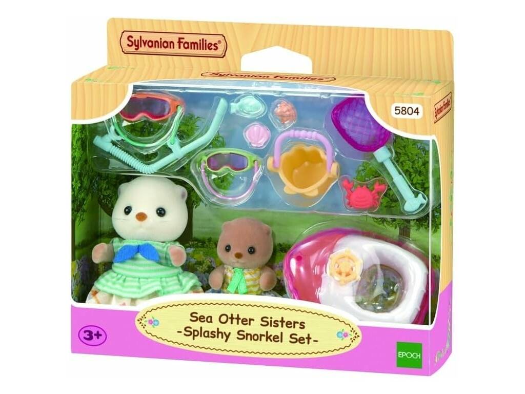 Sylvanian Families Set Sorelle Lontra Marina
