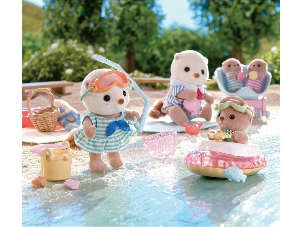 Sylvanian Families Set Sorelle Lontra Marina