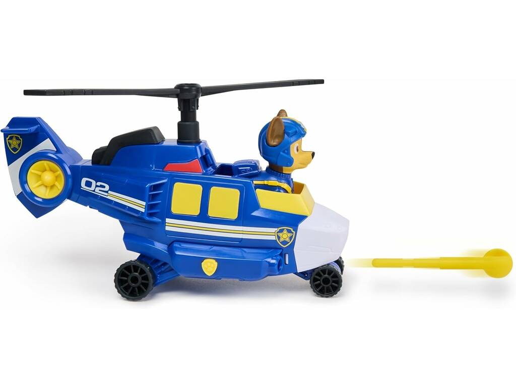 Figurine Paw Patrol Air Rescue Chase avec véhicule d'action