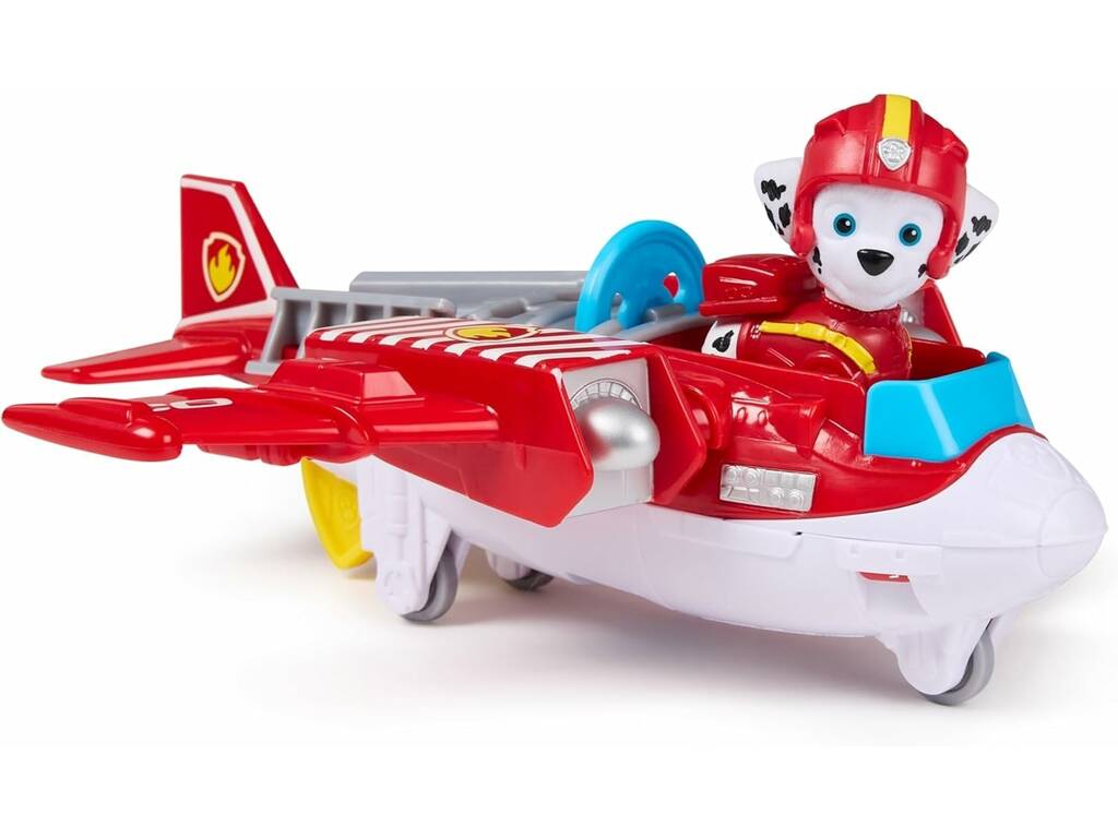 Patrulla Canina Air Rescue Figura Marshall con Vehículo de Acción