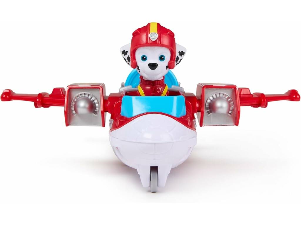 Patrulla Canina Air Rescue Figura Marshall con Vehículo de Acción