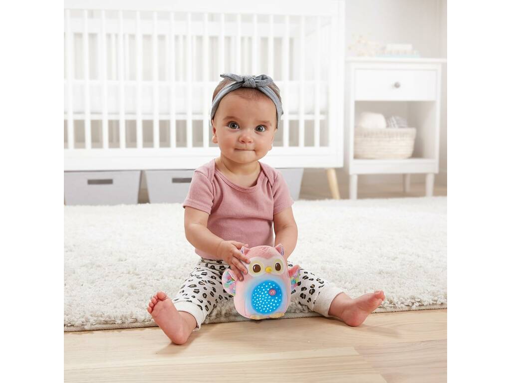 Vtech Baby Proiettore peluche Gufetto Stelle Rosa