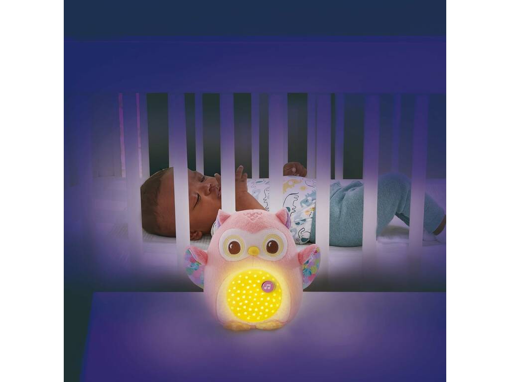 Vtech Baby Proiettore peluche Gufetto Stelle Rosa
