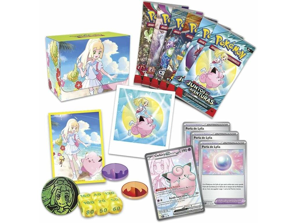 Pokémon TCG Pack Collezione Torneo Premium Lylia