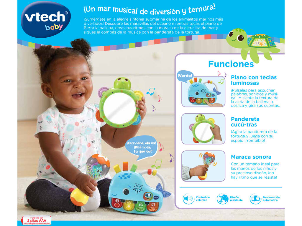 Vtech Baby Set musicale Berta la balena