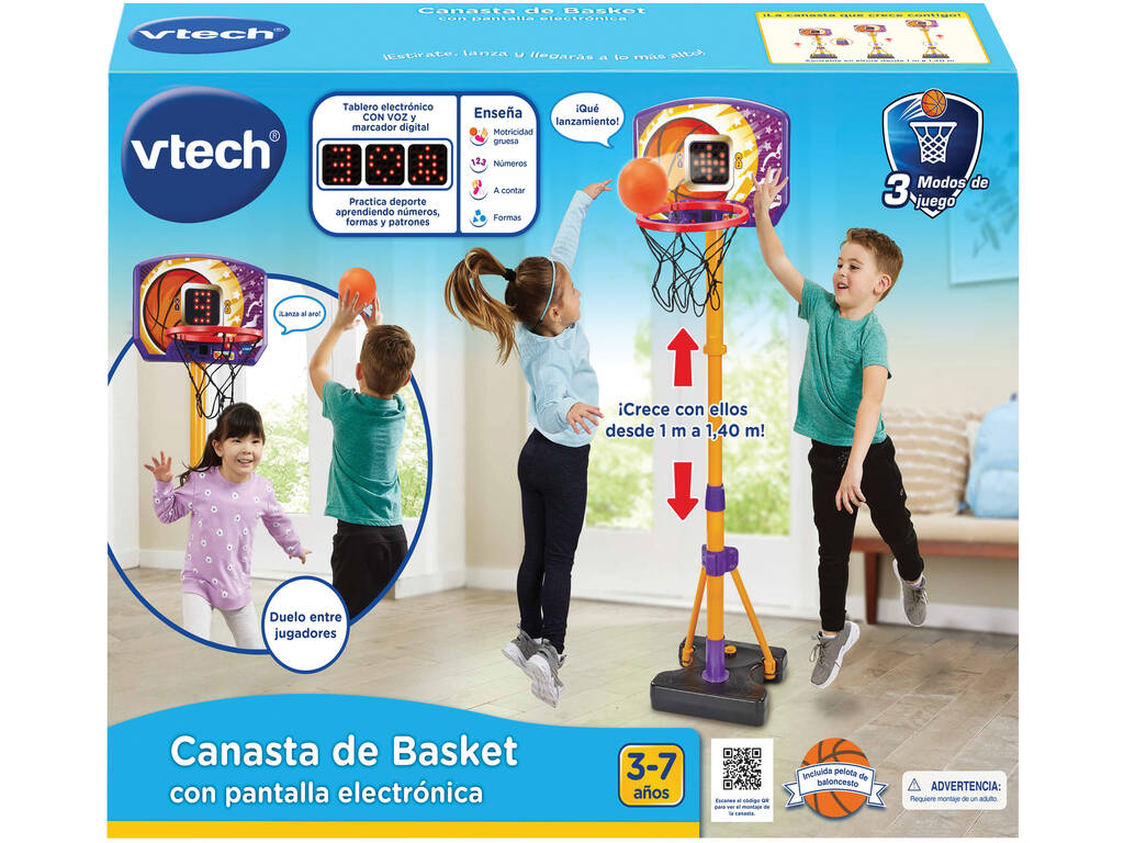 Canestro da basket con schermo elettronico