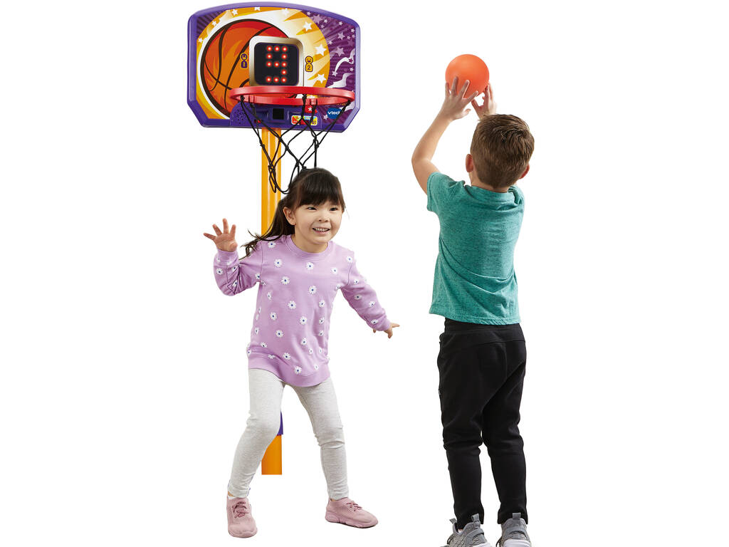 Canestro da basket con schermo elettronico