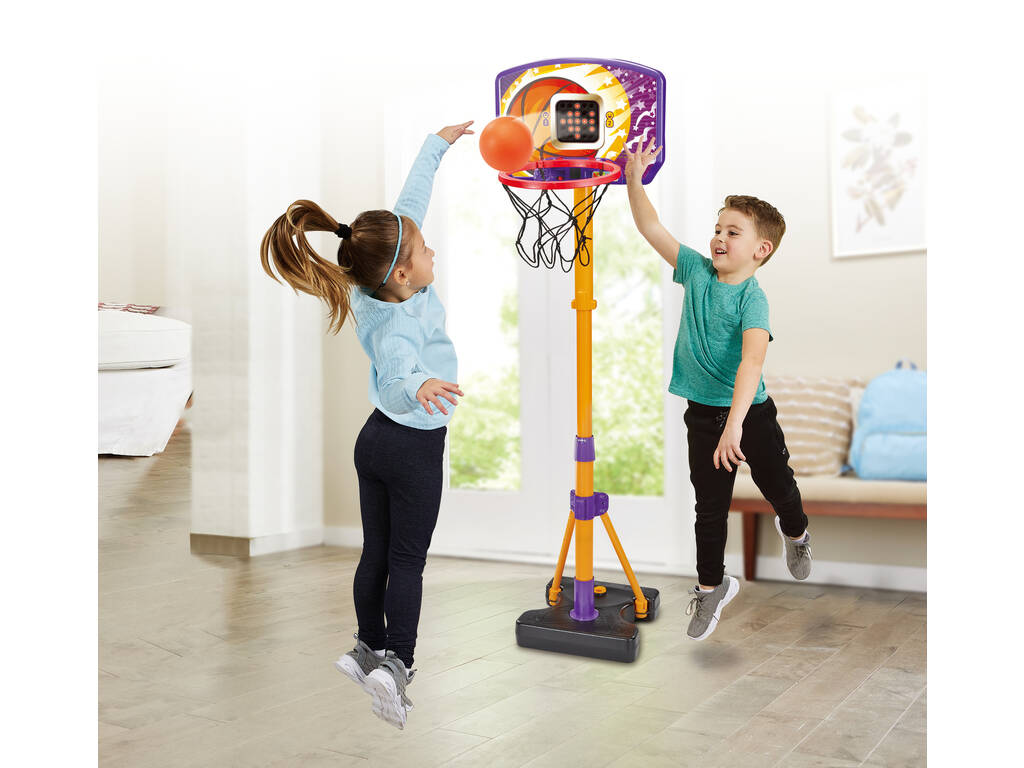 Canestro da basket con schermo elettronico