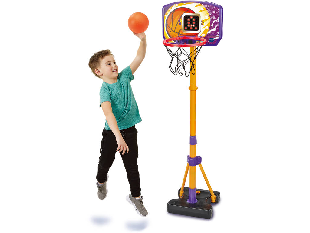Canestro da basket con schermo elettronico