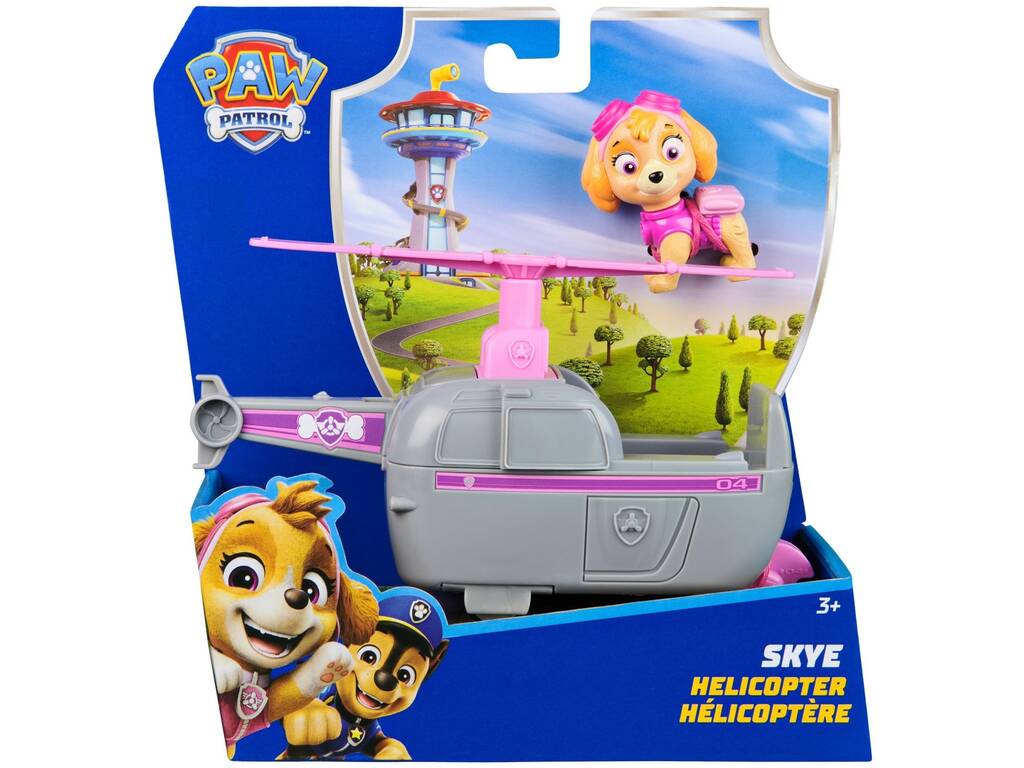 Paw Patrol Figura Skye con veicolo classico