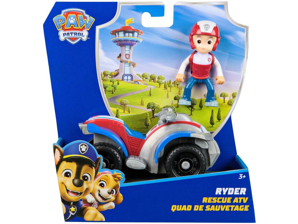 Paw Patrol Figura Ryder con veicolo classico