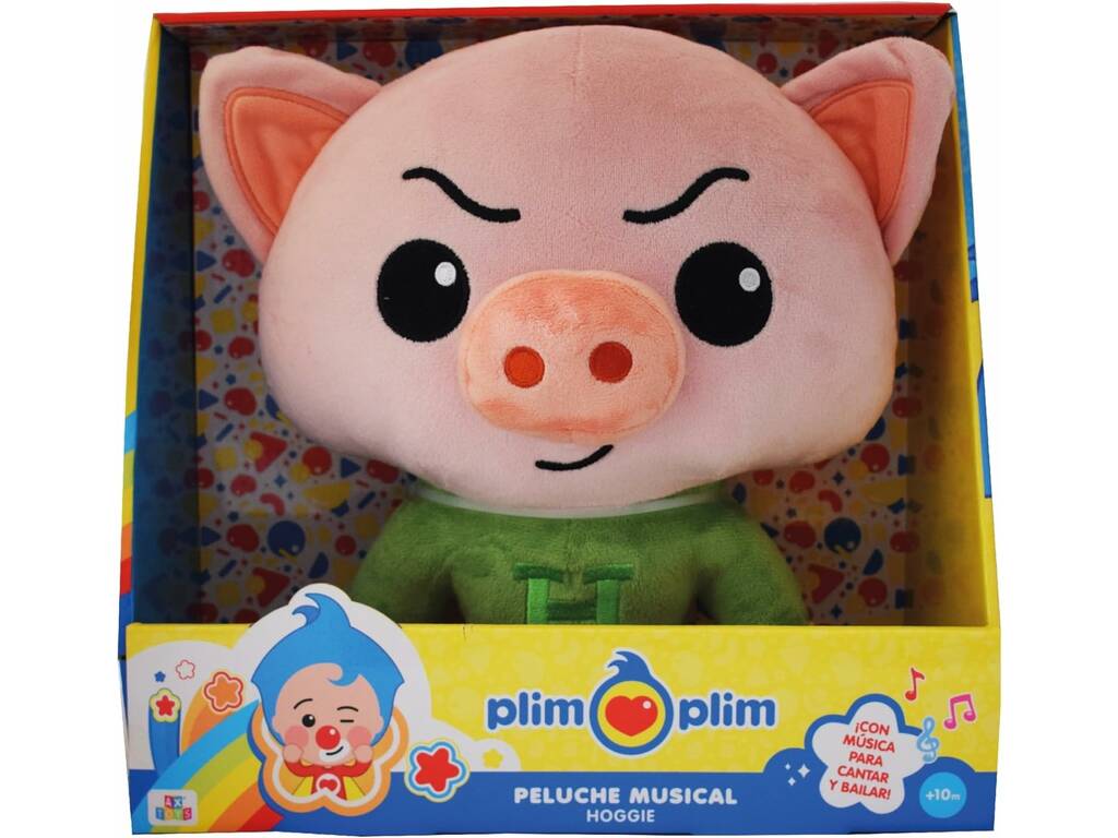 Plim Plim Peluche Musicale DX Hoggie da 26 cm