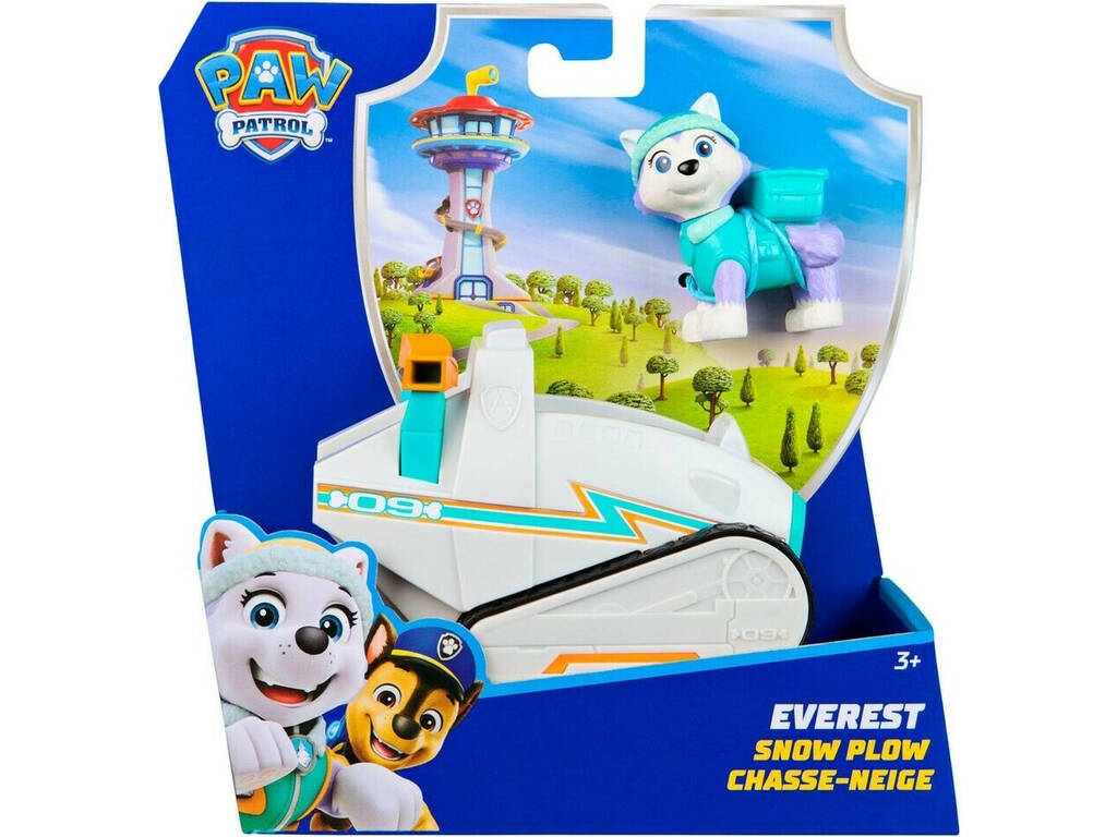 Paw Patrol Figura Everest con veicolo classico