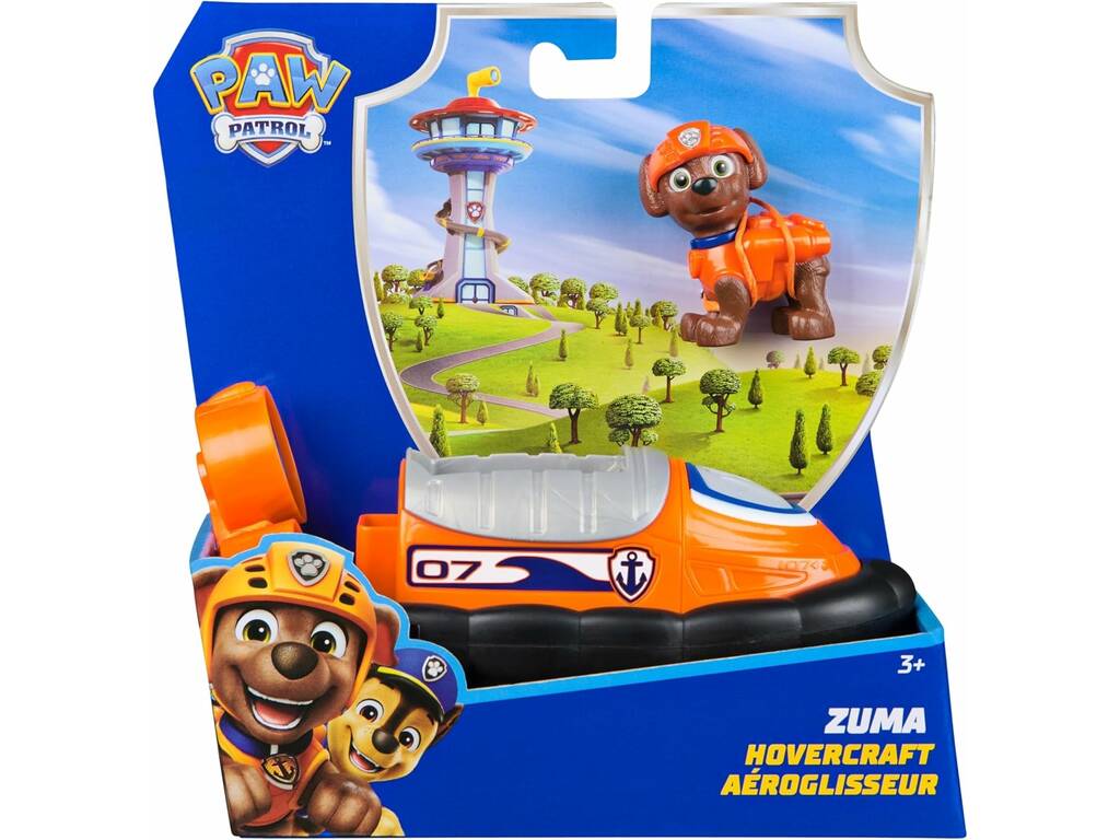 Paw Patrol Figura Zuma con veicolo classico