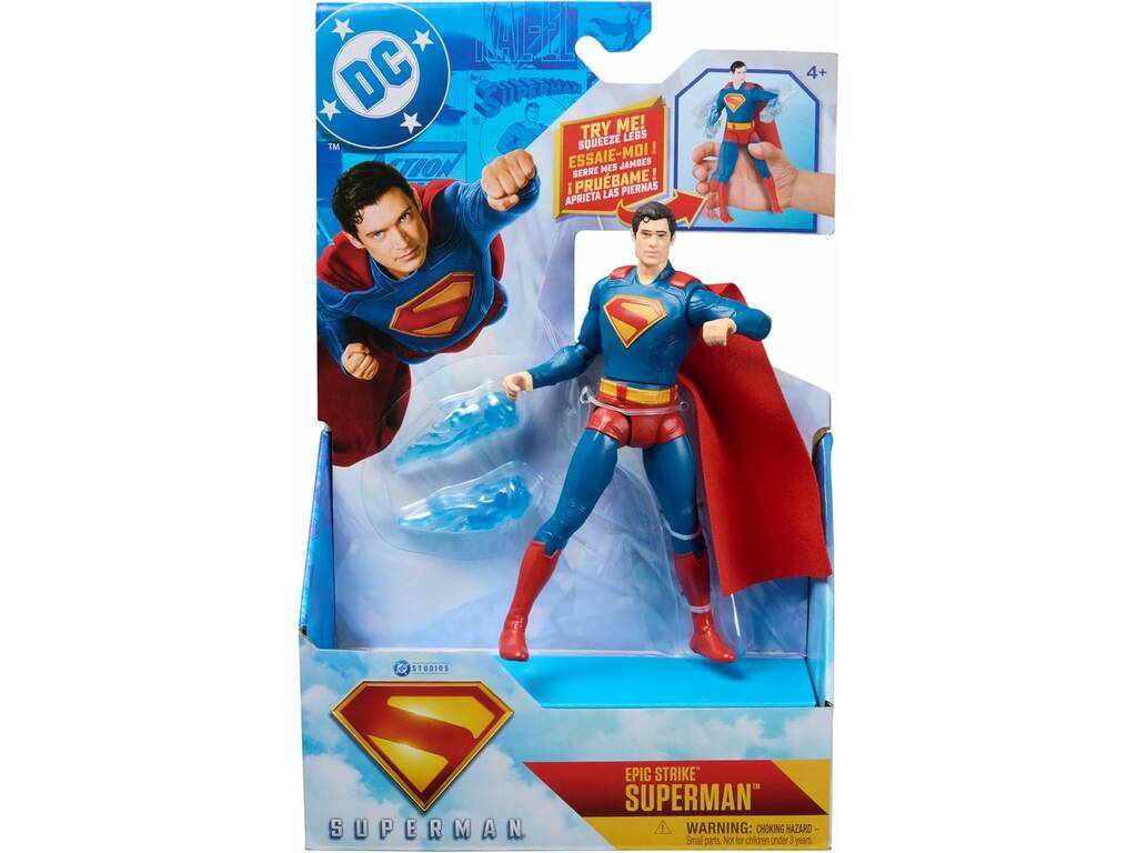 Superman DC Studios Figura Epic Strike Superman da 15 cm