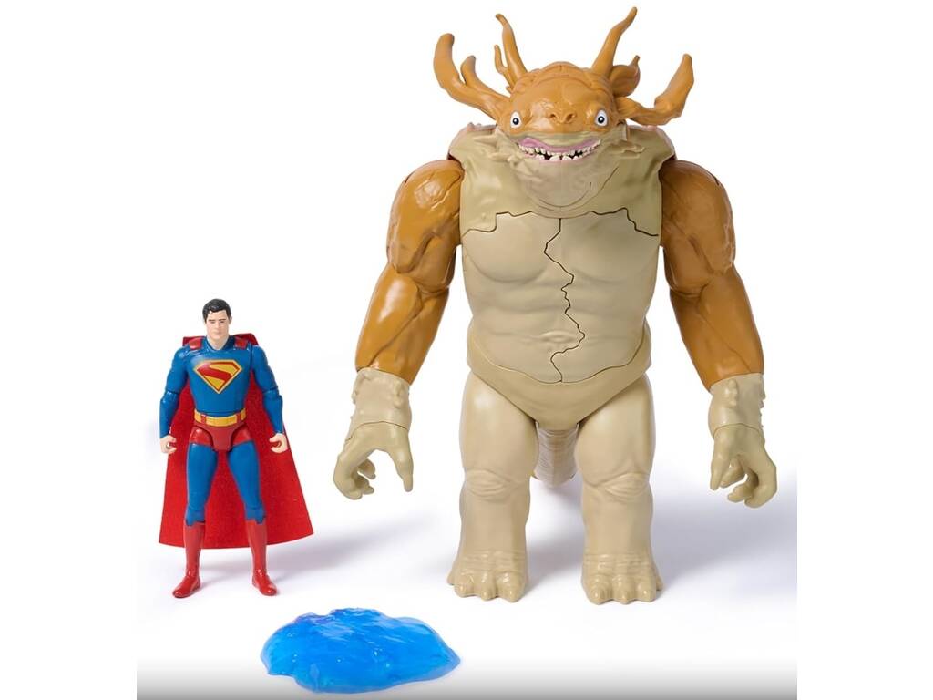 Superman DC Studios Figura Superman da 15 cm e Kaiju Slime Batte da 30 cm