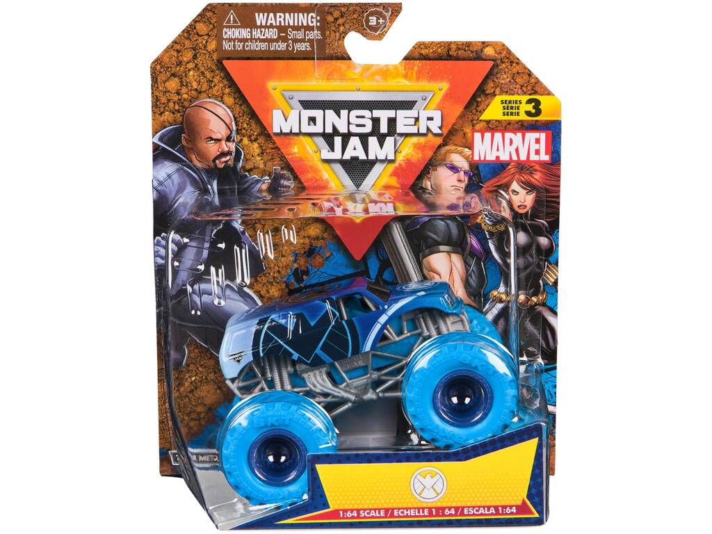 Monster Jam Marvel veicolo scala 1:64 True Metal