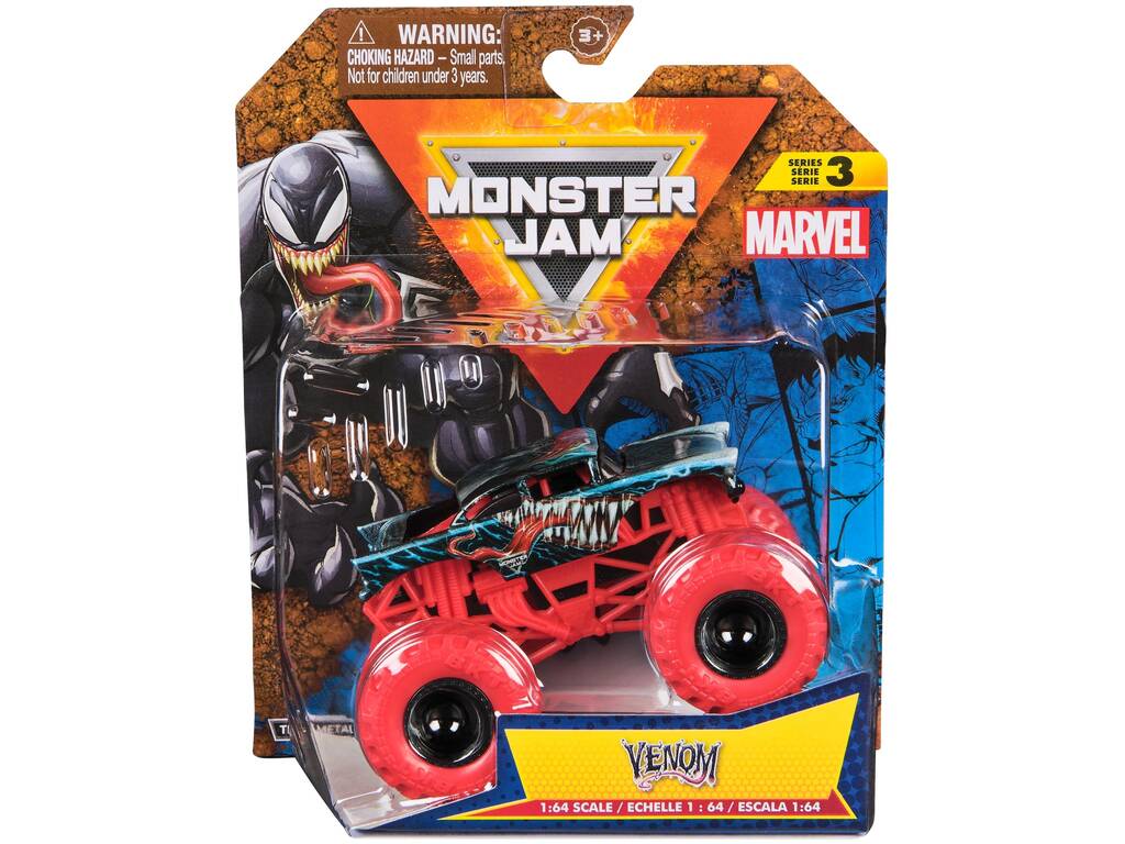 Monster Jam Marvel veicolo scala 1:64 True Metal