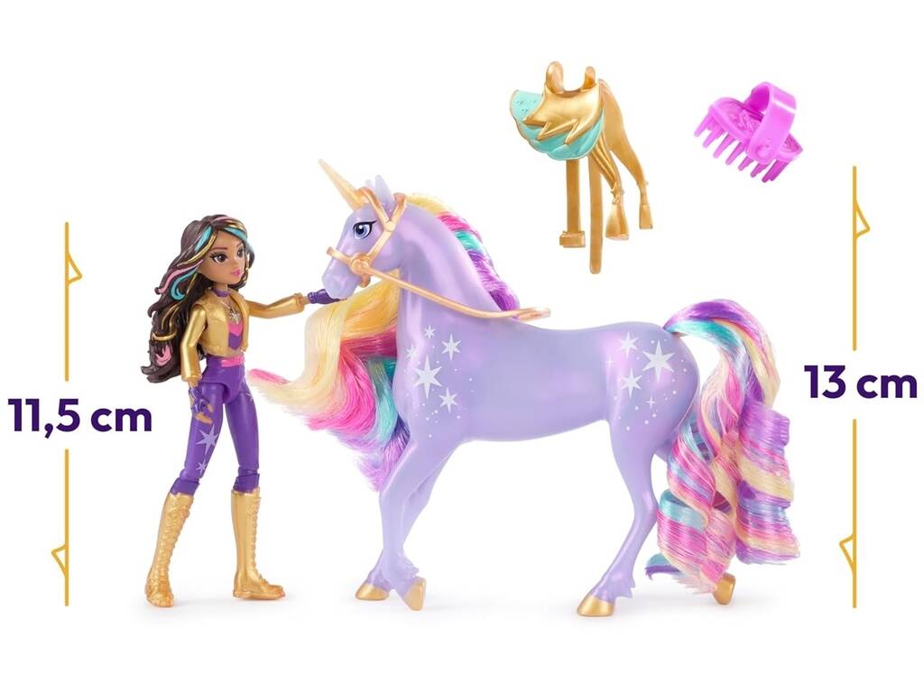 Accademia Unicorno Pack Bambola Sophia e Unicorno Wildstar