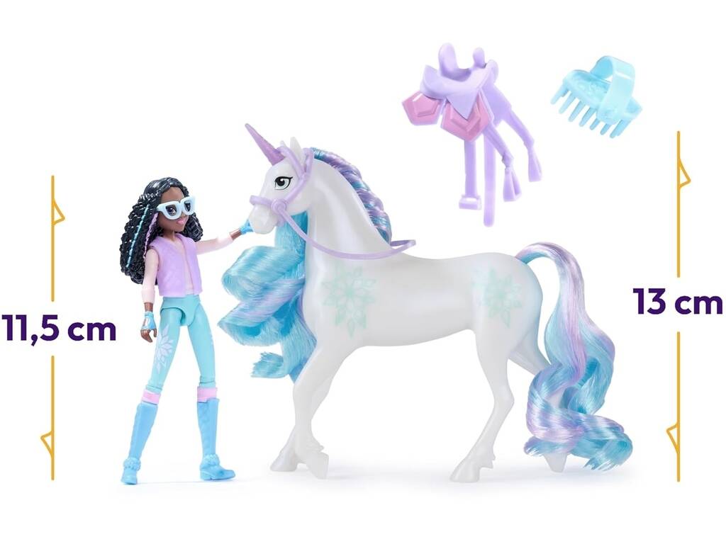 Accademia Unicorno Pack Bambola Layla e Unicorno Glacier